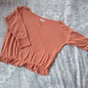 Peachy Lou & Grey lounge sweatshirt- S